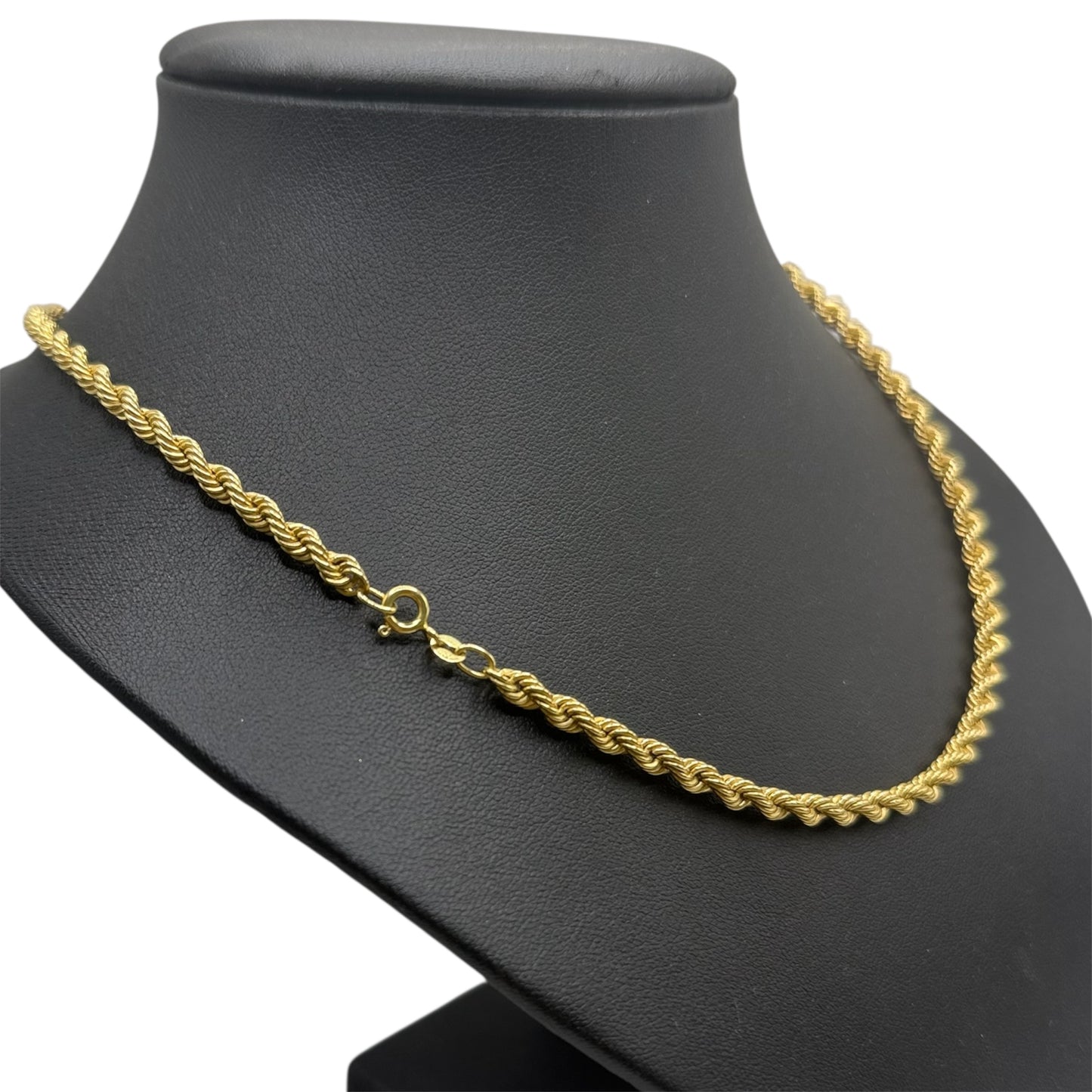 Vintage 9ct Gold Rope Chain