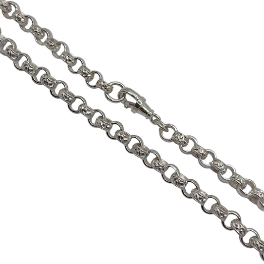 Brand New Sterling Silver Belcher Design Chain
