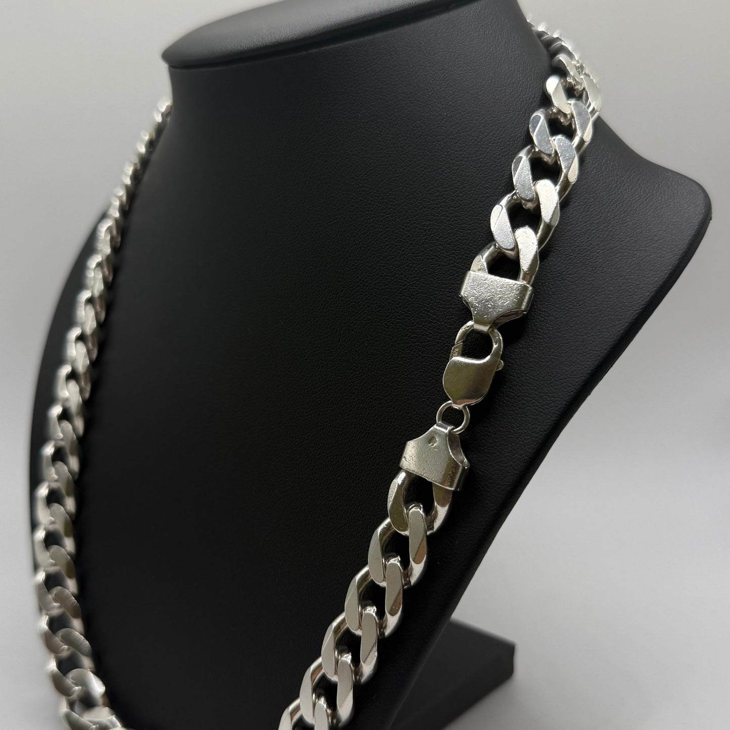 Vintage Men’s Solid Sterling Silver Curb Chain