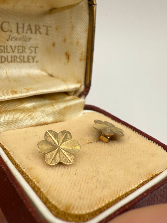 Vintage 9ct Gold Earrings