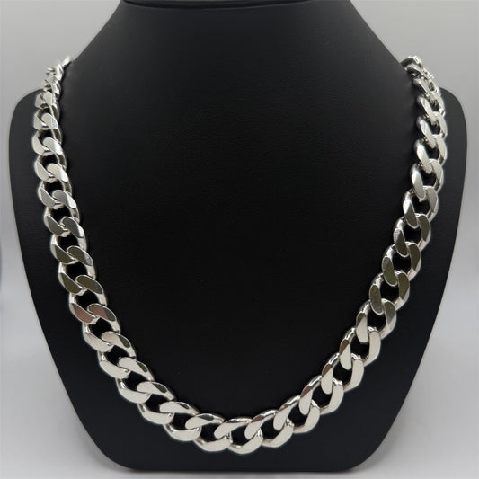 Vintage Men’s Solid Sterling Silver Curb Chain