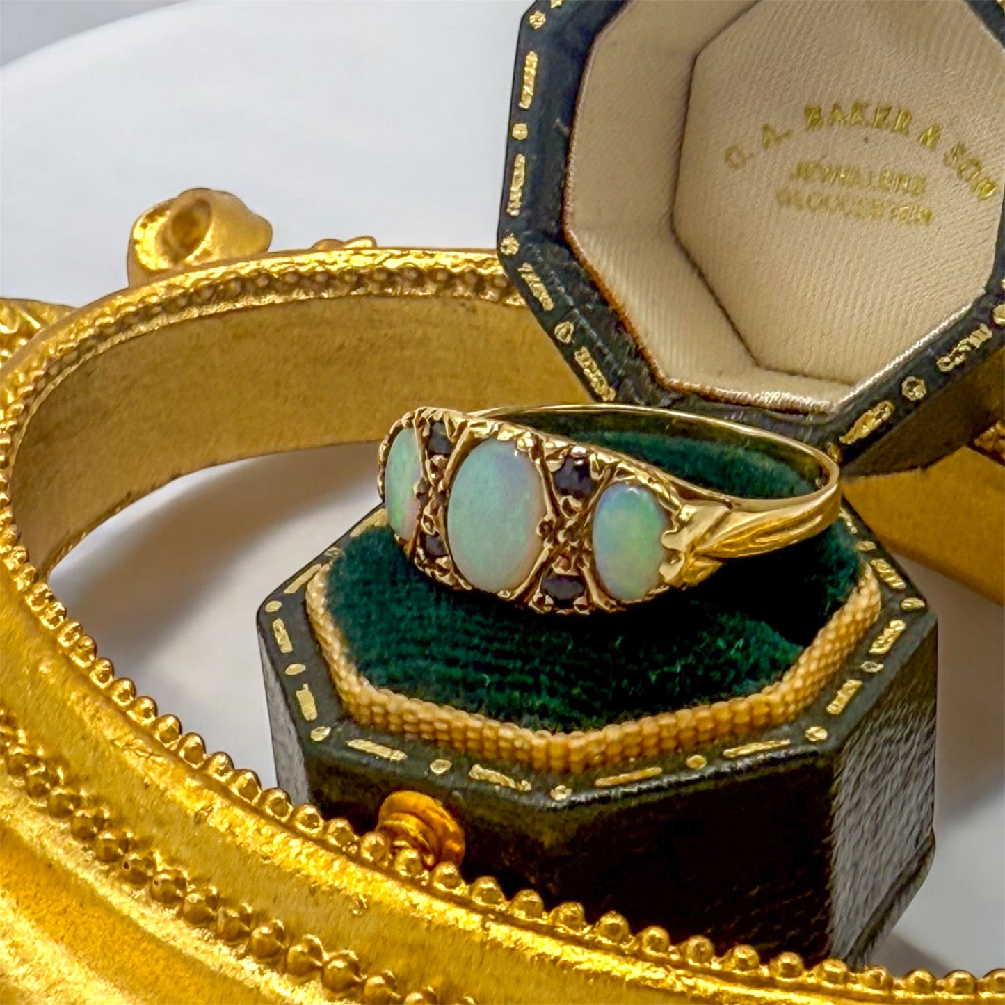 Vintage Gold Opal Ring