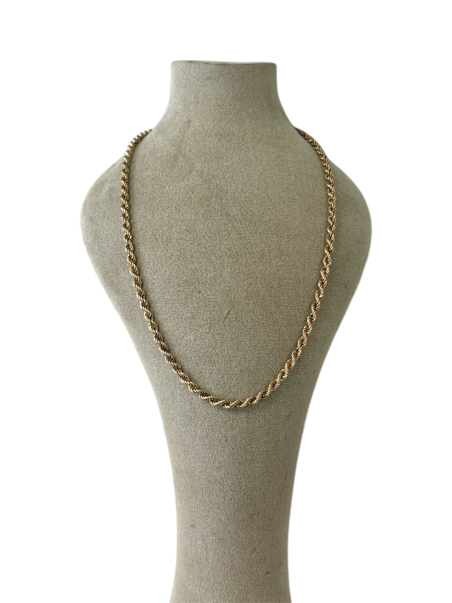 Vintage Gold 9ct Rope Chain