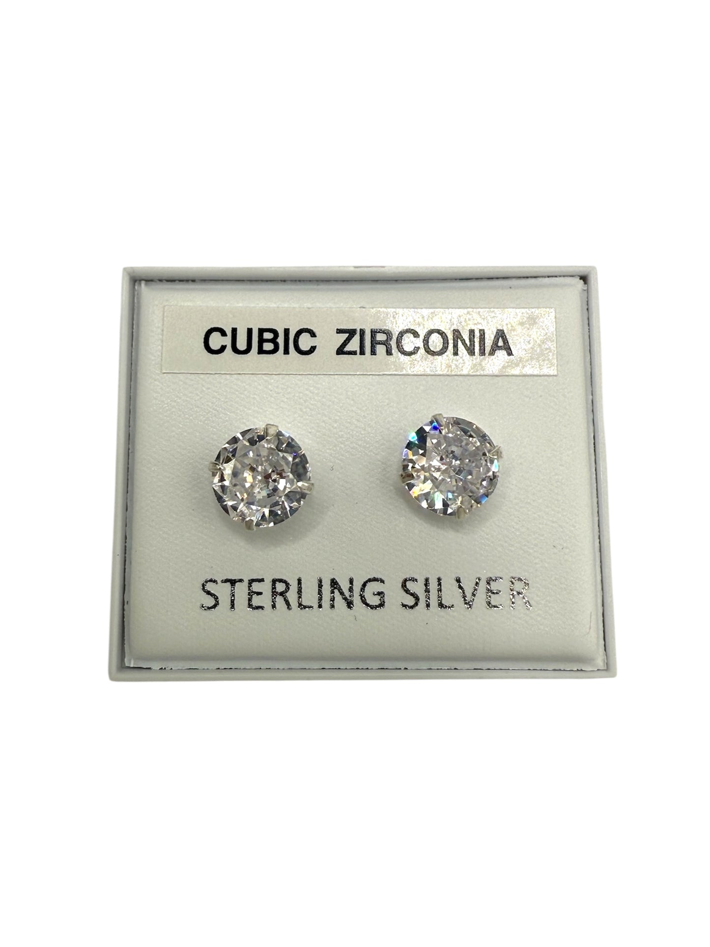New Sterling Silver Cubic Zirconia Earrings