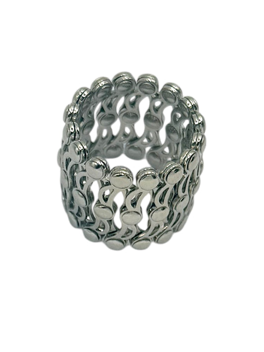 New Sterling Silver Expanding Ring Bangle (2-in-1 Design)