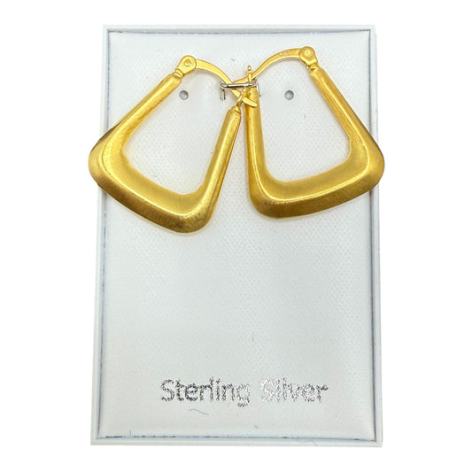 New Gold On Silver Earrings