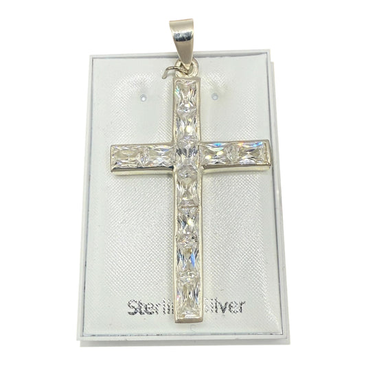 New Sterling Silver Cross Pendant