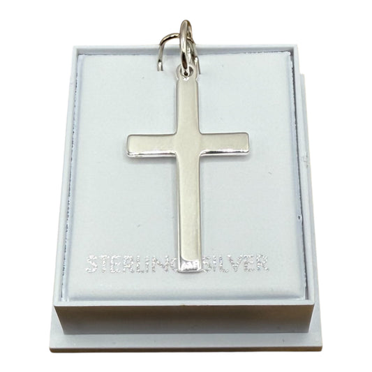 New Sterling Silver Cross Pendant