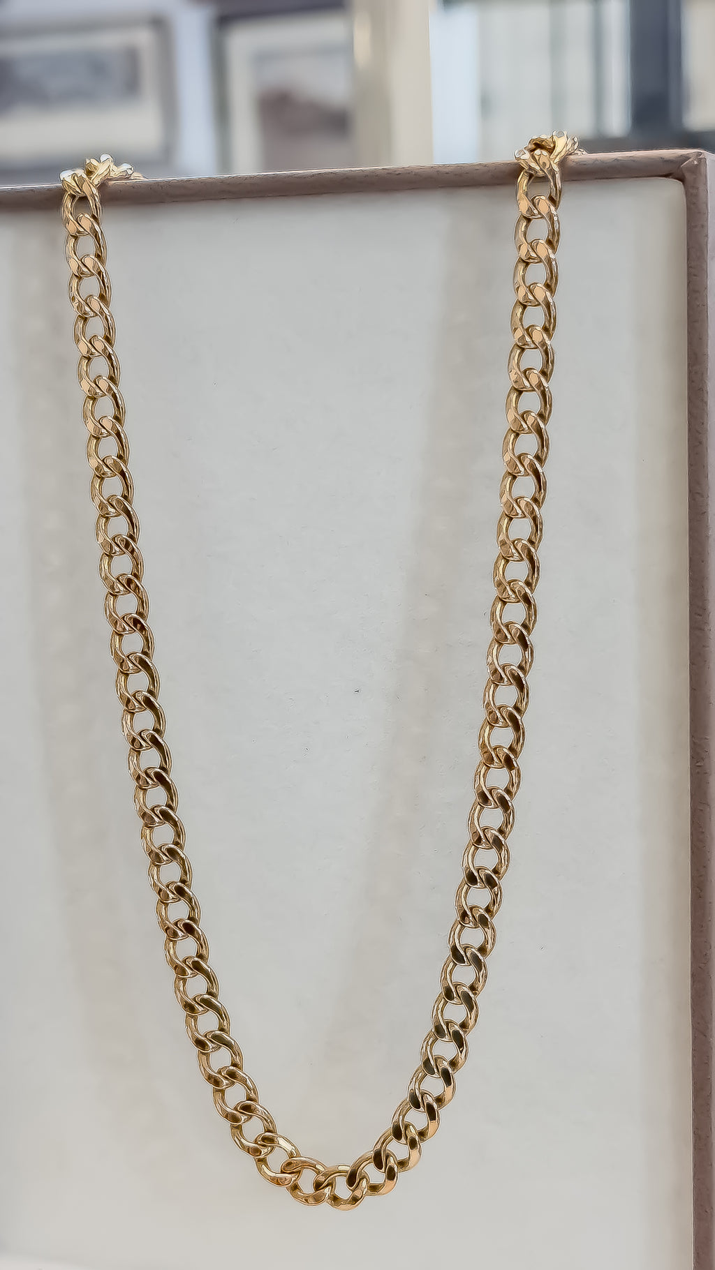 Vintage 9ct Gold Curb Chain