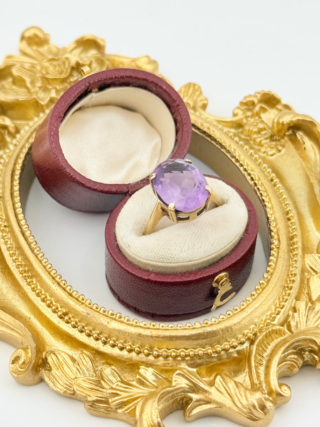 Vintage 9ct Gold Amethyst Ring
