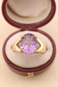 Vintage 9ct Gold AmethystRing
