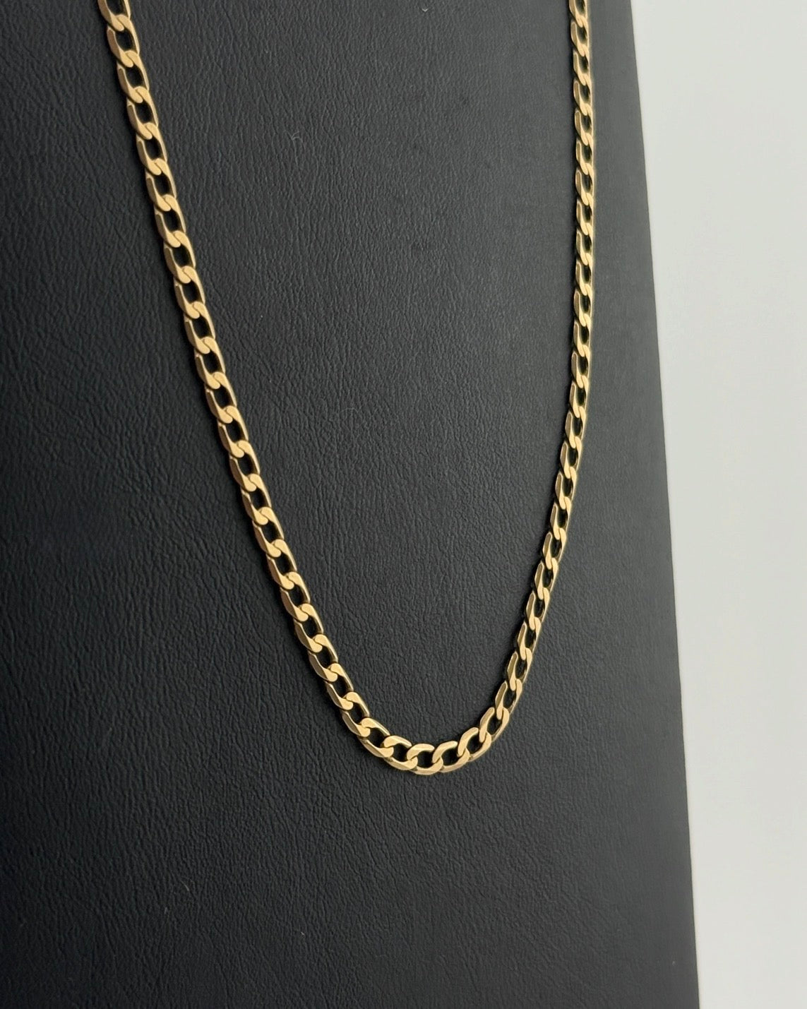 Vintage 9ct Solid Gold Curb Chain