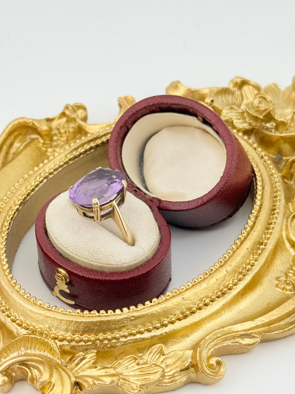 Vintage 9ct Gold Amethyst Ring
