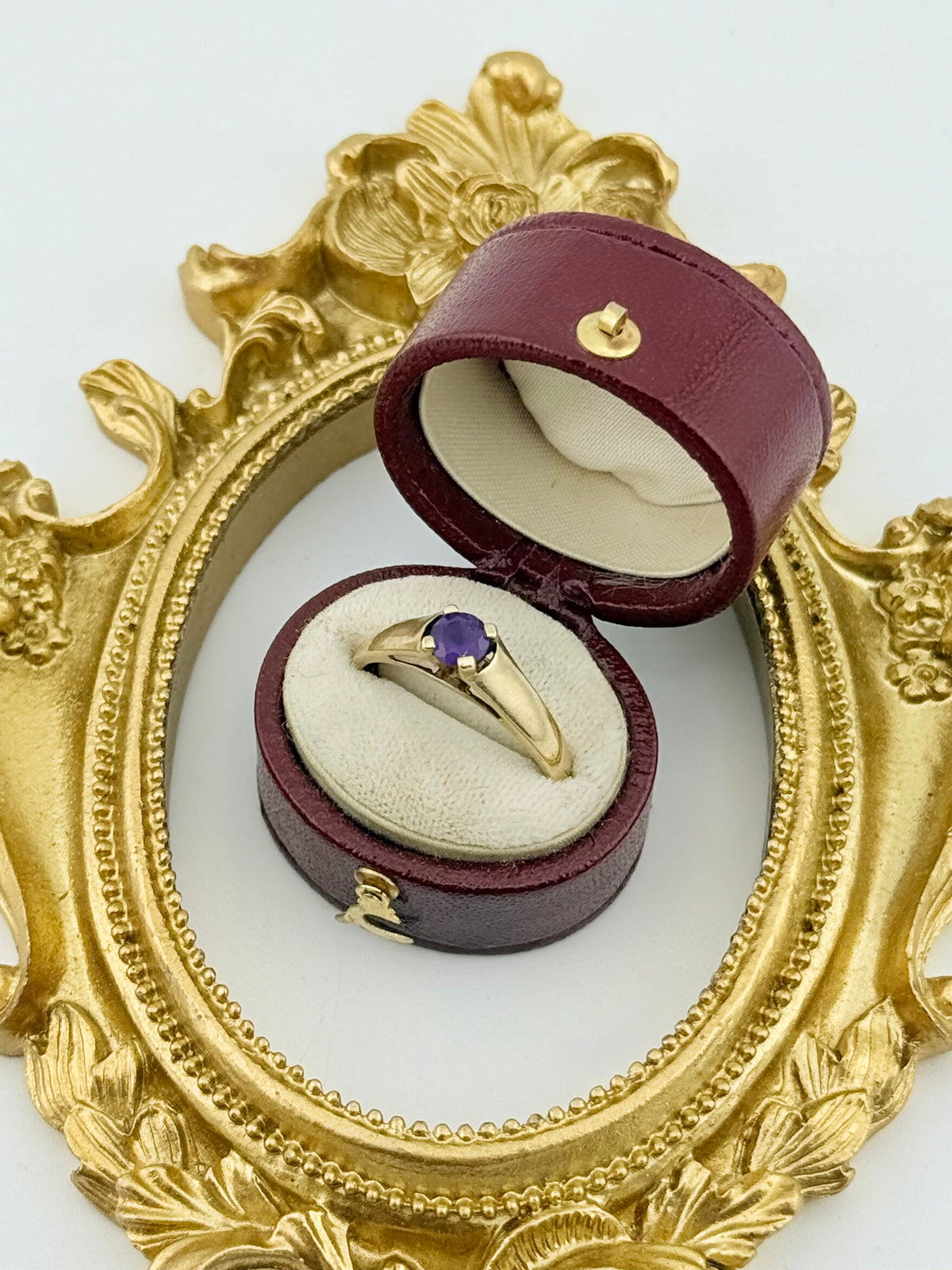 Vintage 9ct Gold Amethyst Ring