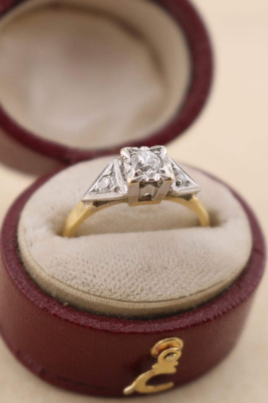 Vintage 18ct Gold Diamond Ring