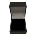 New Black Leather Ring Box