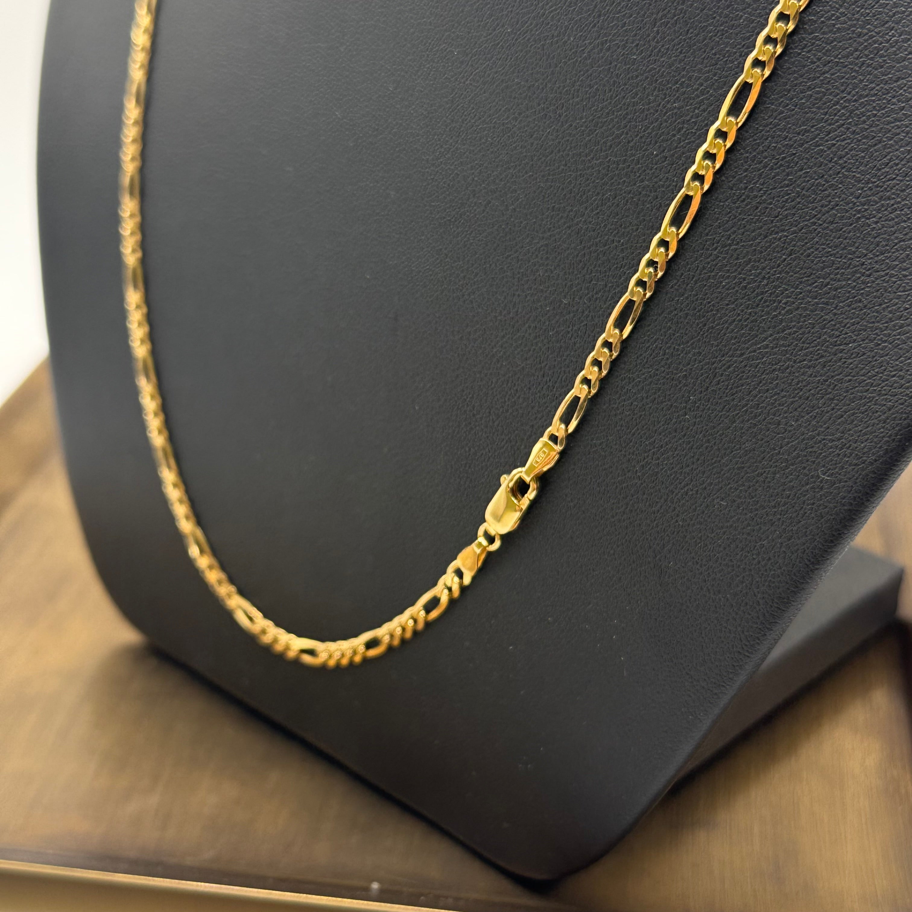 Vintage 9ct Gold Figaro Chain