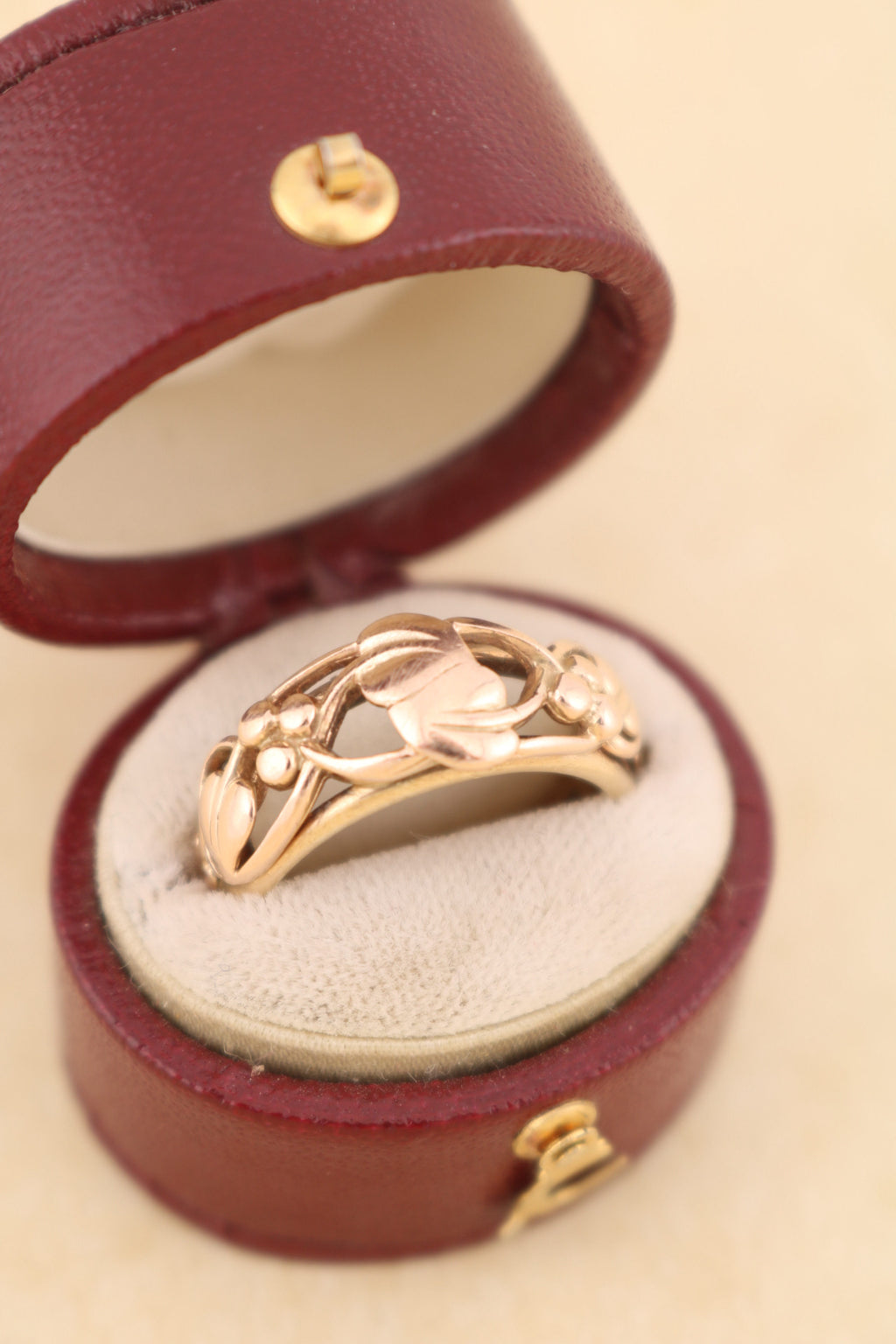 Vintage Clogau 9ct Yellow & Rose Gold Ring