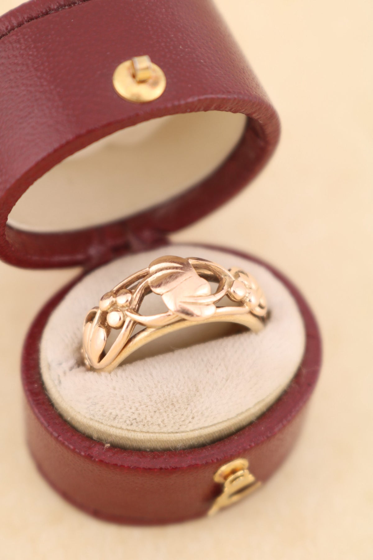 Vintage Clogau 9ct Yellow & Rose Gold Ring