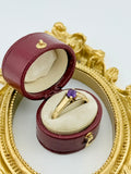 Vintage 9ct Gold Amethyst Ring