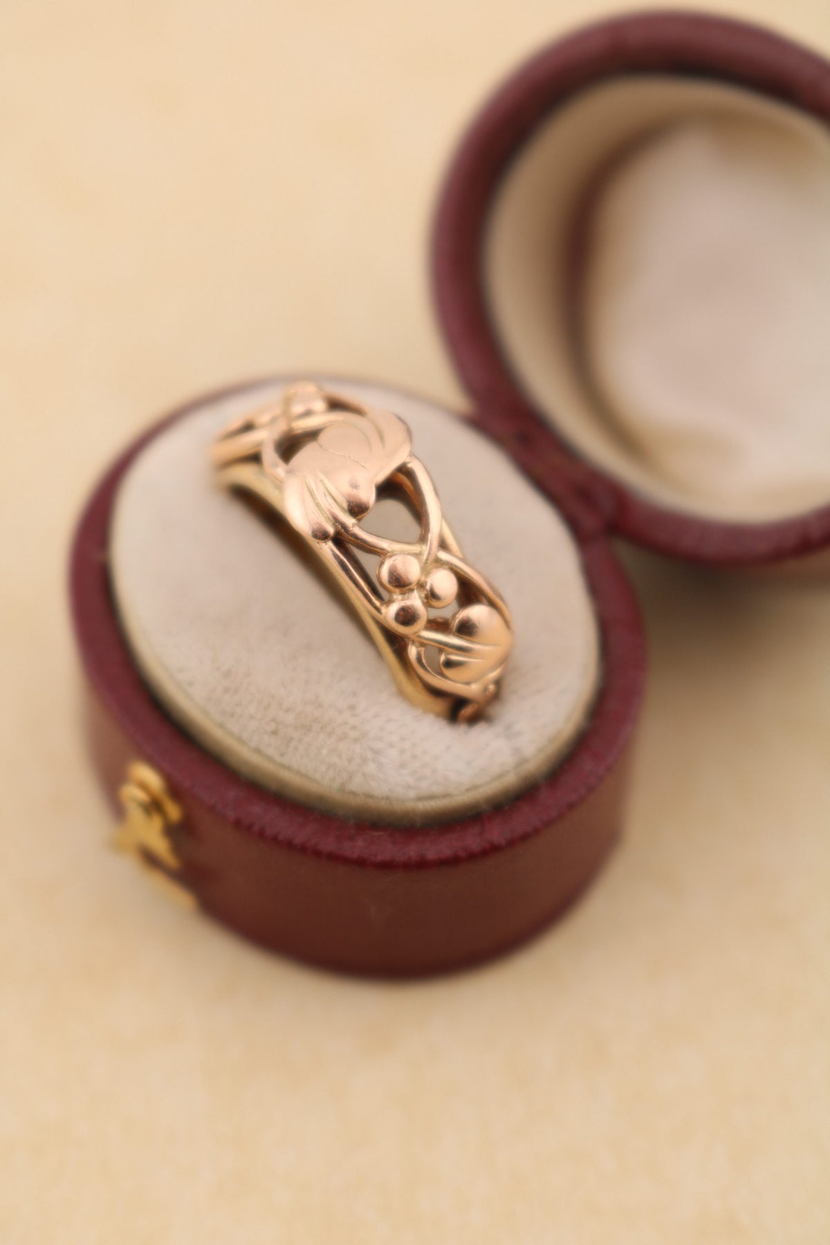 Vintage Clogau 9ct Yellow & Rose Gold Ring