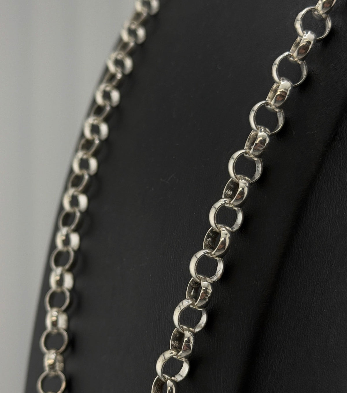 Men’s Brand New Sterling Silver Belcher Chain – 24”