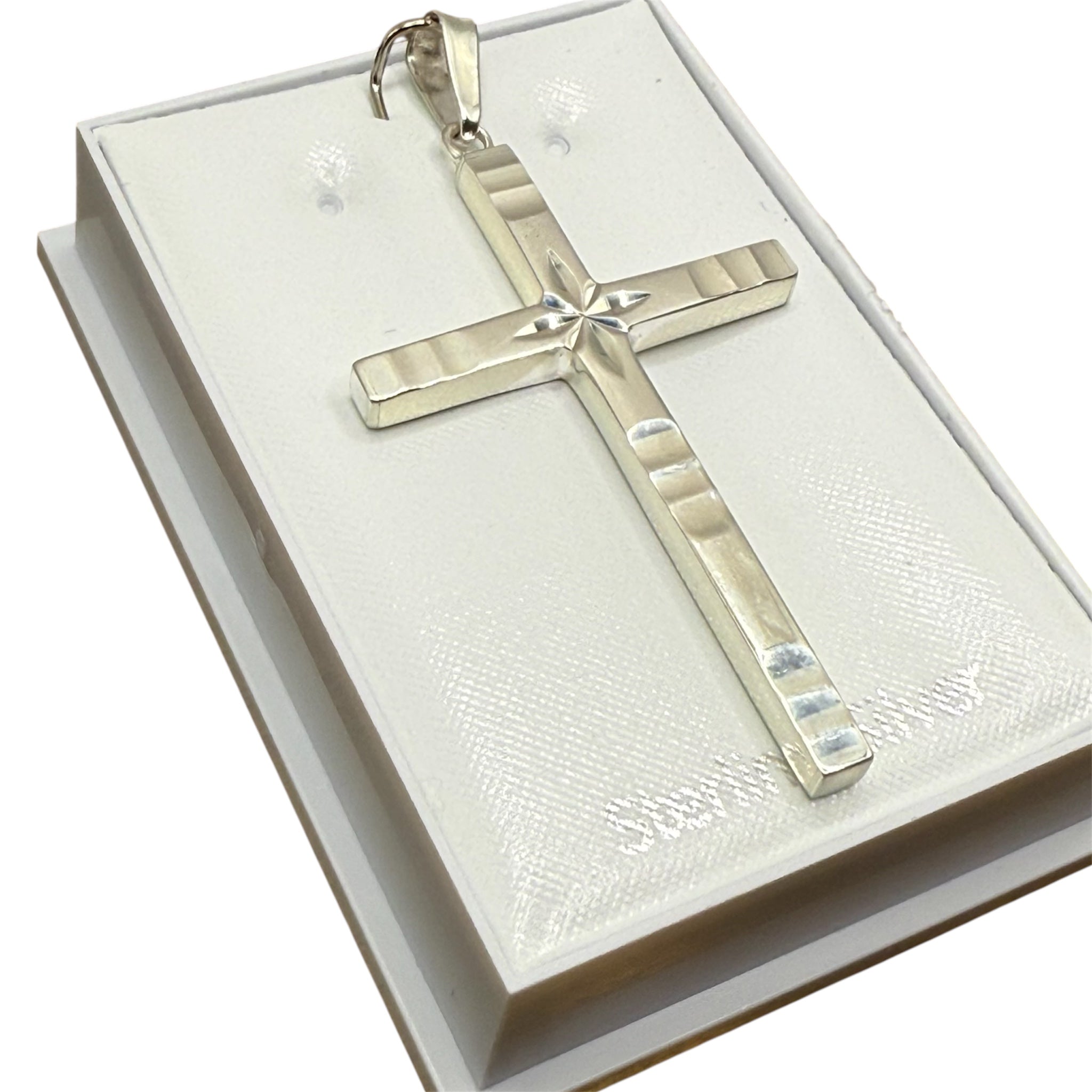 New Sterling Silver Cross Pendant