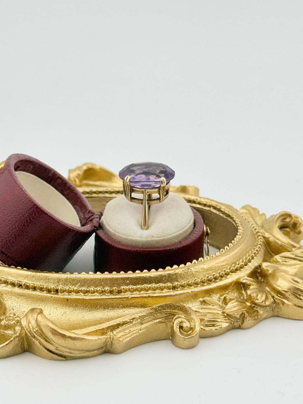 Vintage 9ct Gold Amethyst Ring
