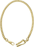 Metal Pocket Watch Chain- Gold