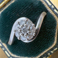 Vintage Mossinate Silver Ring