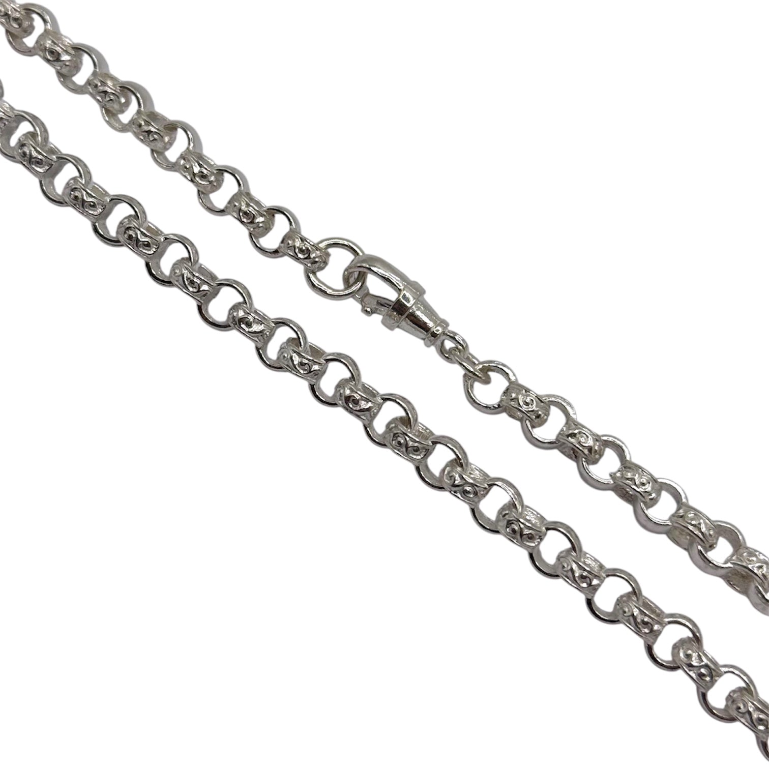 Brand New Sterling Silver Belcher Design Chain