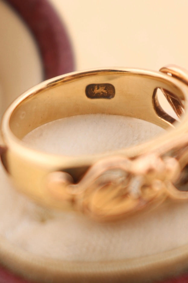 Vintage Clogau 9ct Yellow & Rose Gold Ring