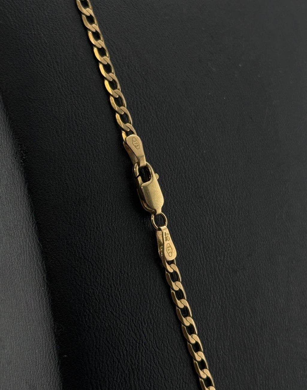 Vintage 9ct Solid Gold Curb Chain