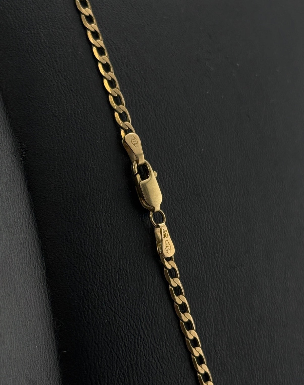 Vintage 9ct Solid Gold Curb Chain