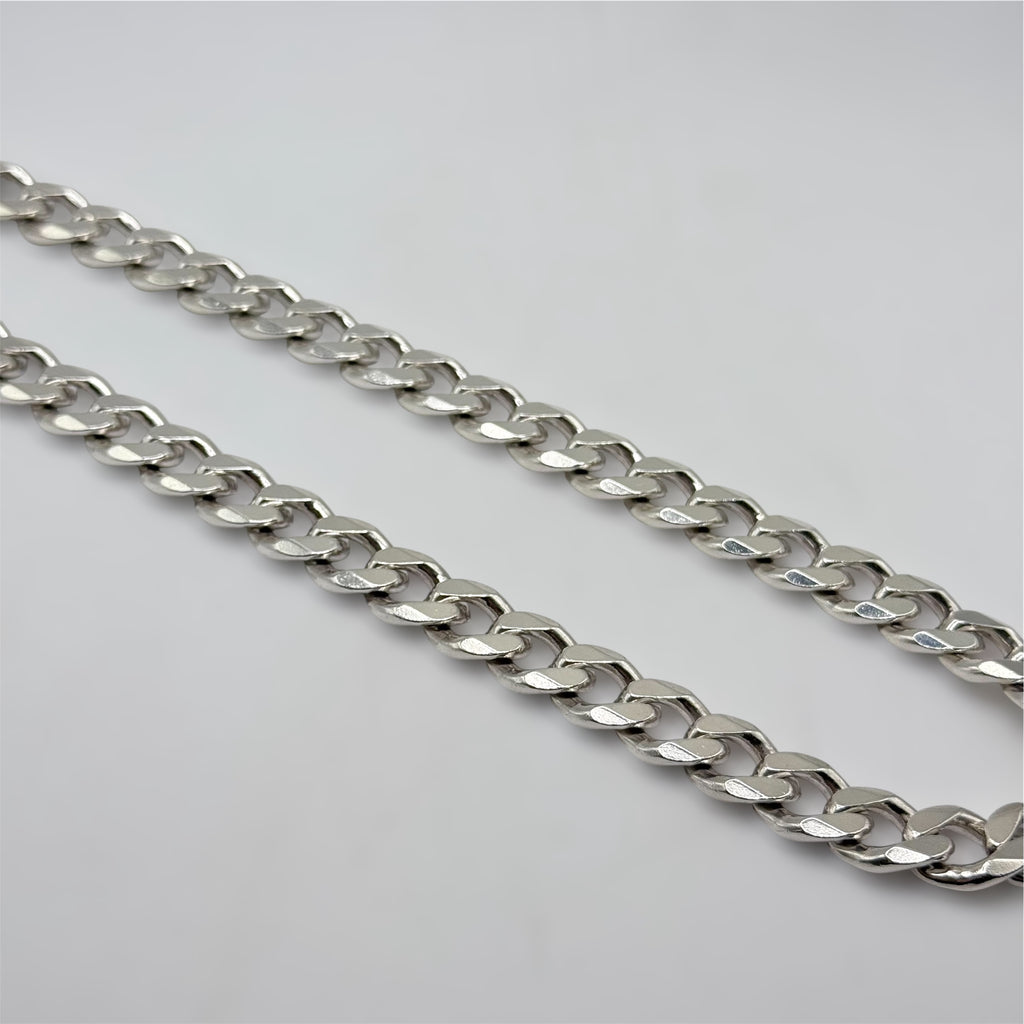 Vintage Men’s Solid Sterling Silver Curb Chain