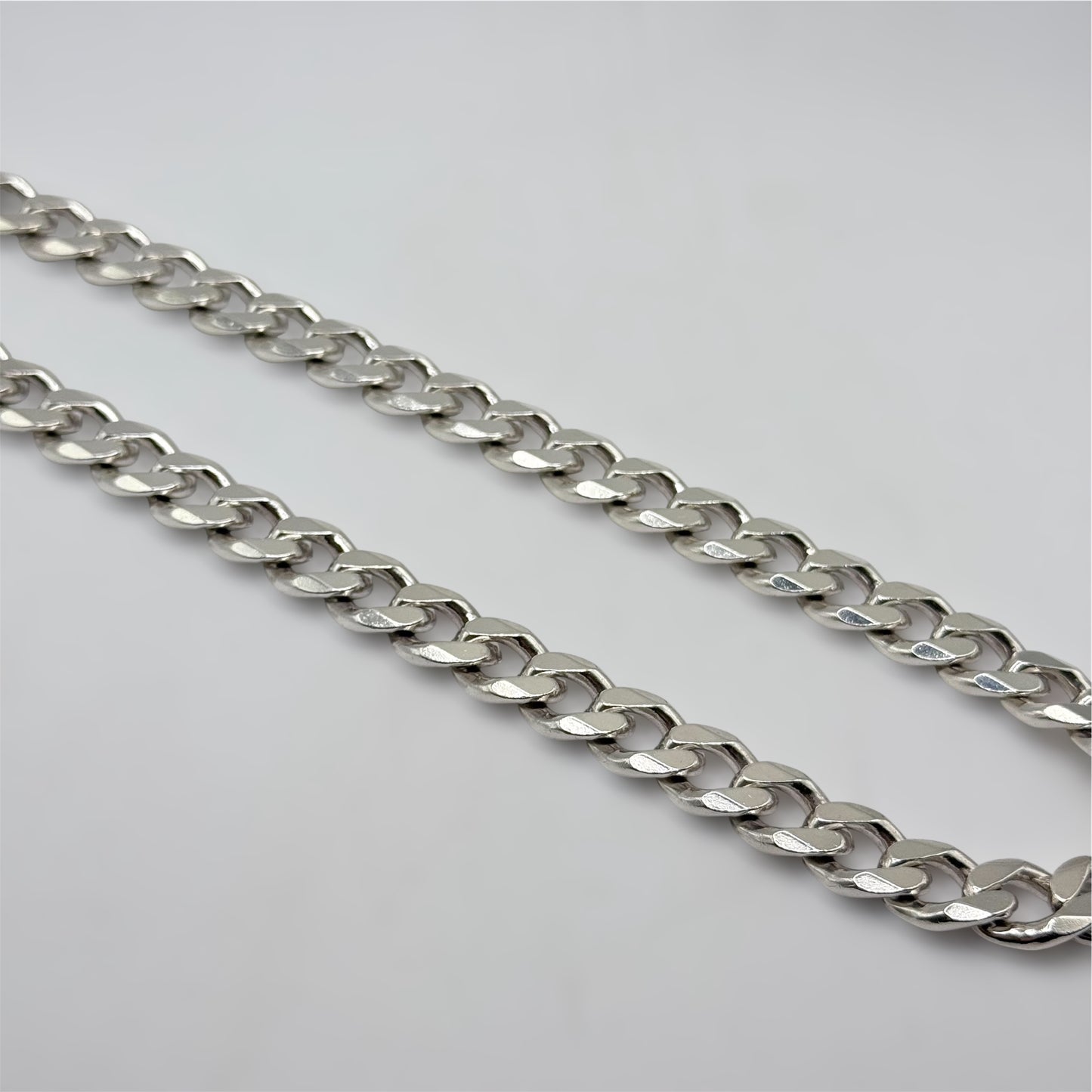 Vintage Men’s Solid Sterling Silver Curb Chain