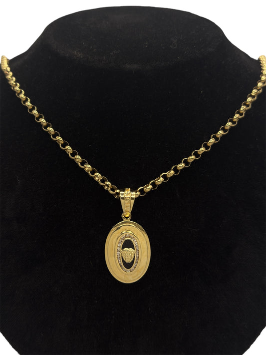 Vintage 14ct Gold Versace Pendant