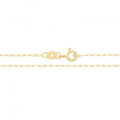 9ct Gold Dainty Paperclip Chain Necklace