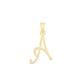 9ct Yellow Gold Script Initial Pendant PN1220/A