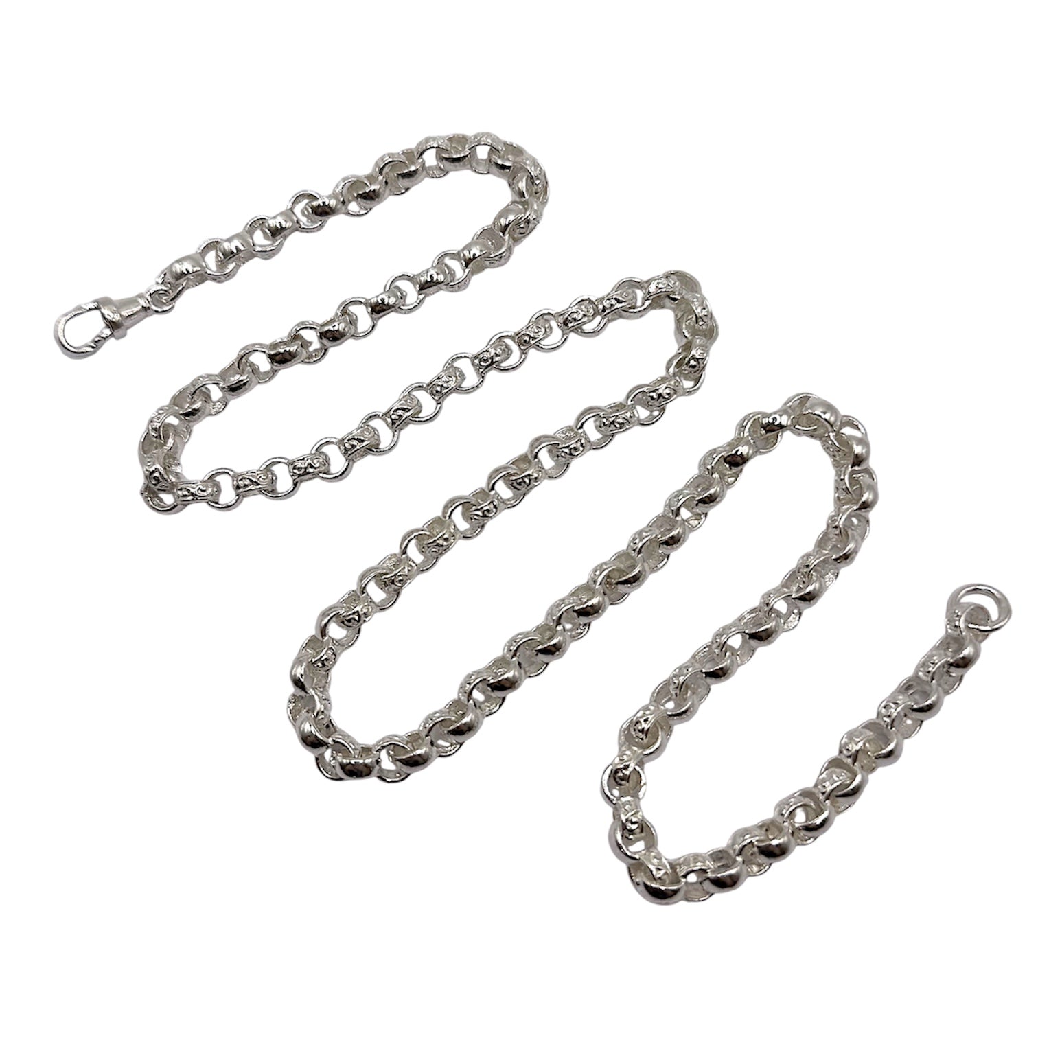 Brand New Sterling Silver Belcher Design Chain