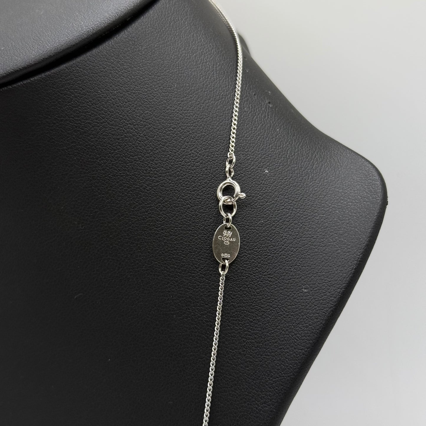 Vintage Clogau Cariad Horizon Silver & Rose Gold Heart Pendant