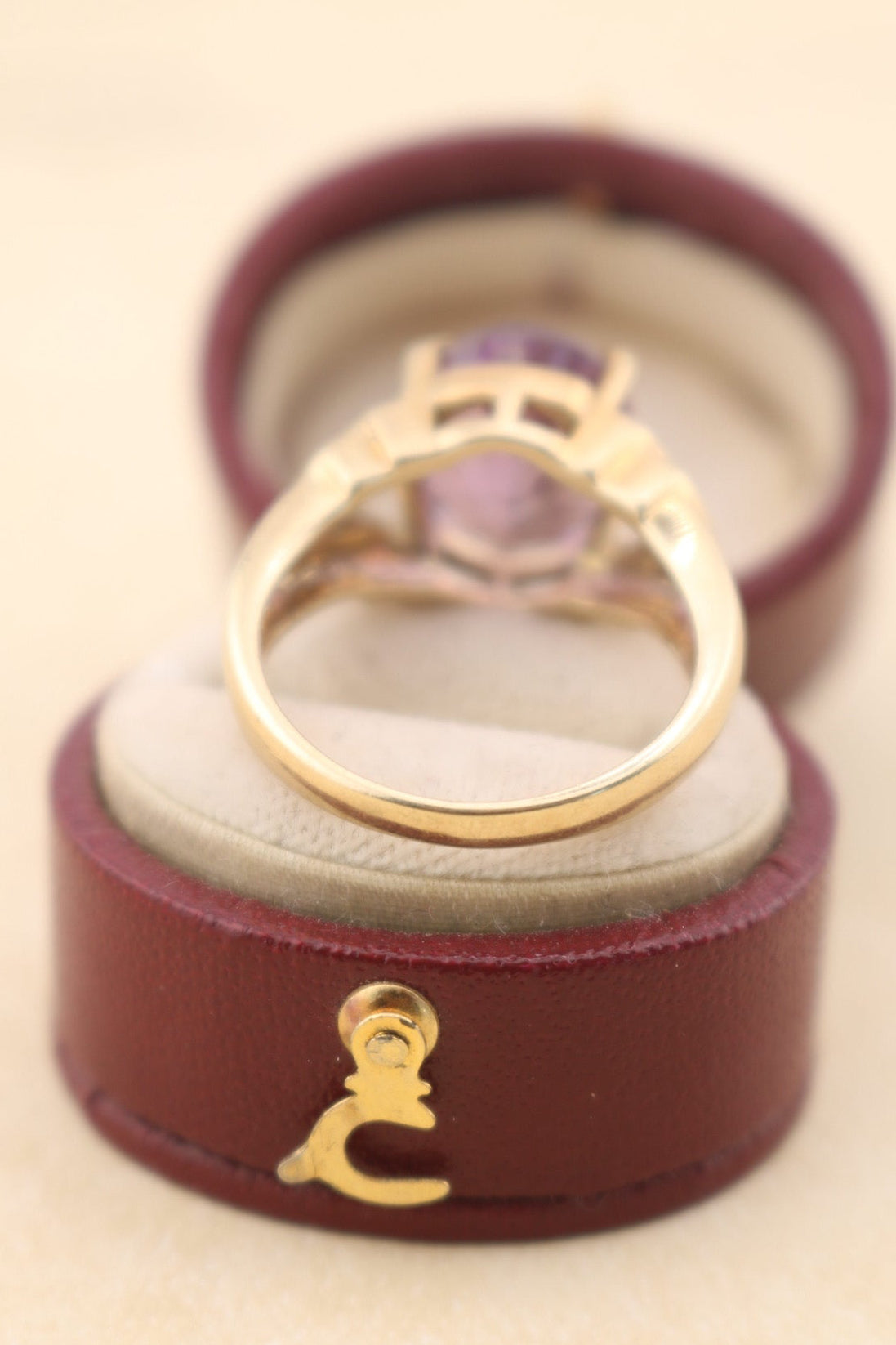Vintage 9ct Gold AmethystRing