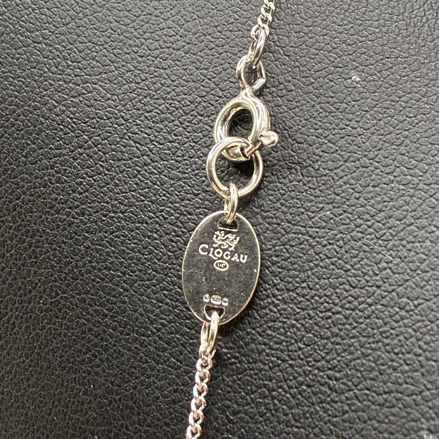 Vintage Clogau Cariad Horizon Silver & Rose Gold Heart Pendant