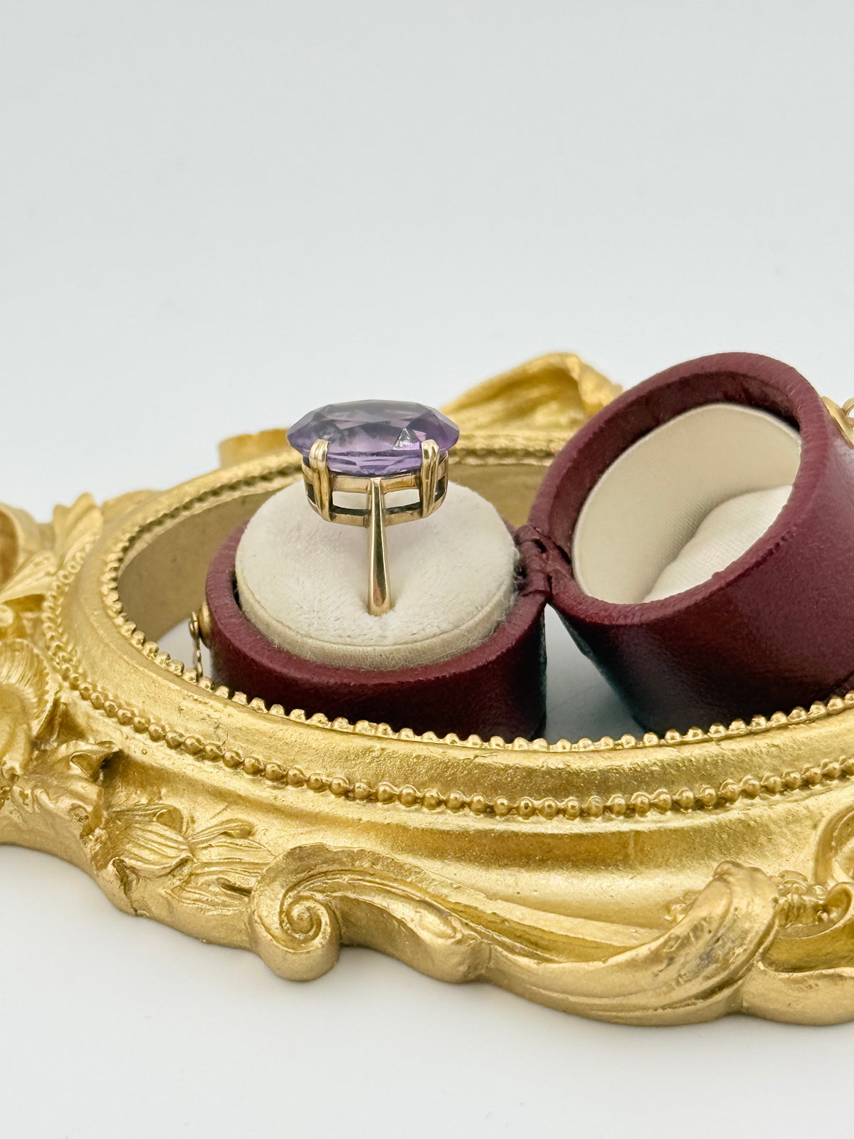 Vintage 9ct Gold Amethyst Ring