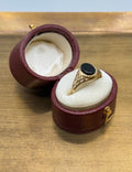Vintage 9ct Gold Black Onyx Ring
