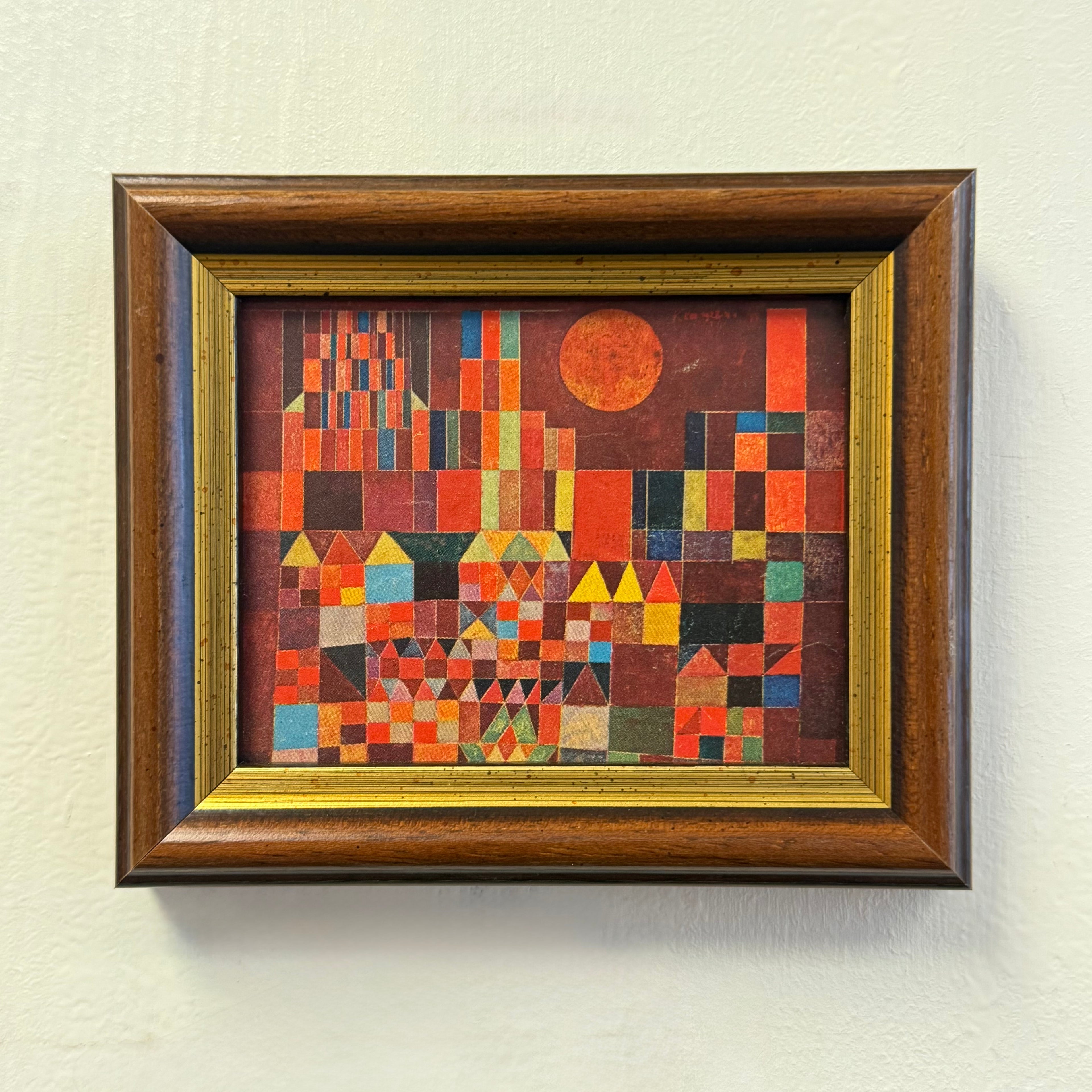 Framed miniature photo