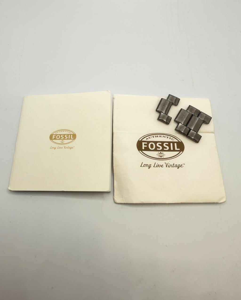 Vintage Fossil Men’s Chronograph Watch – Grey Metal