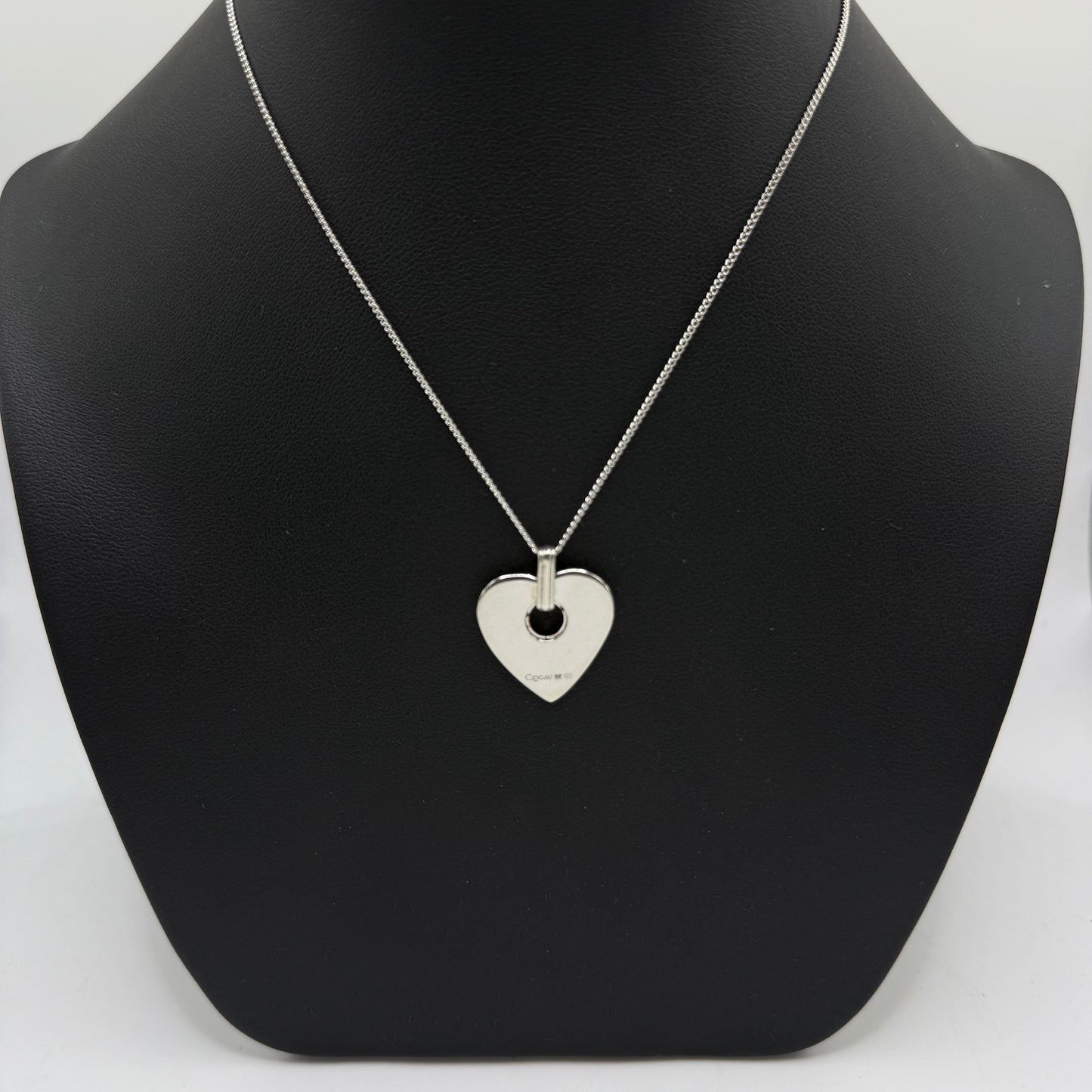 Vintage Clogau Cariad Horizon Silver & Rose Gold Heart Pendant