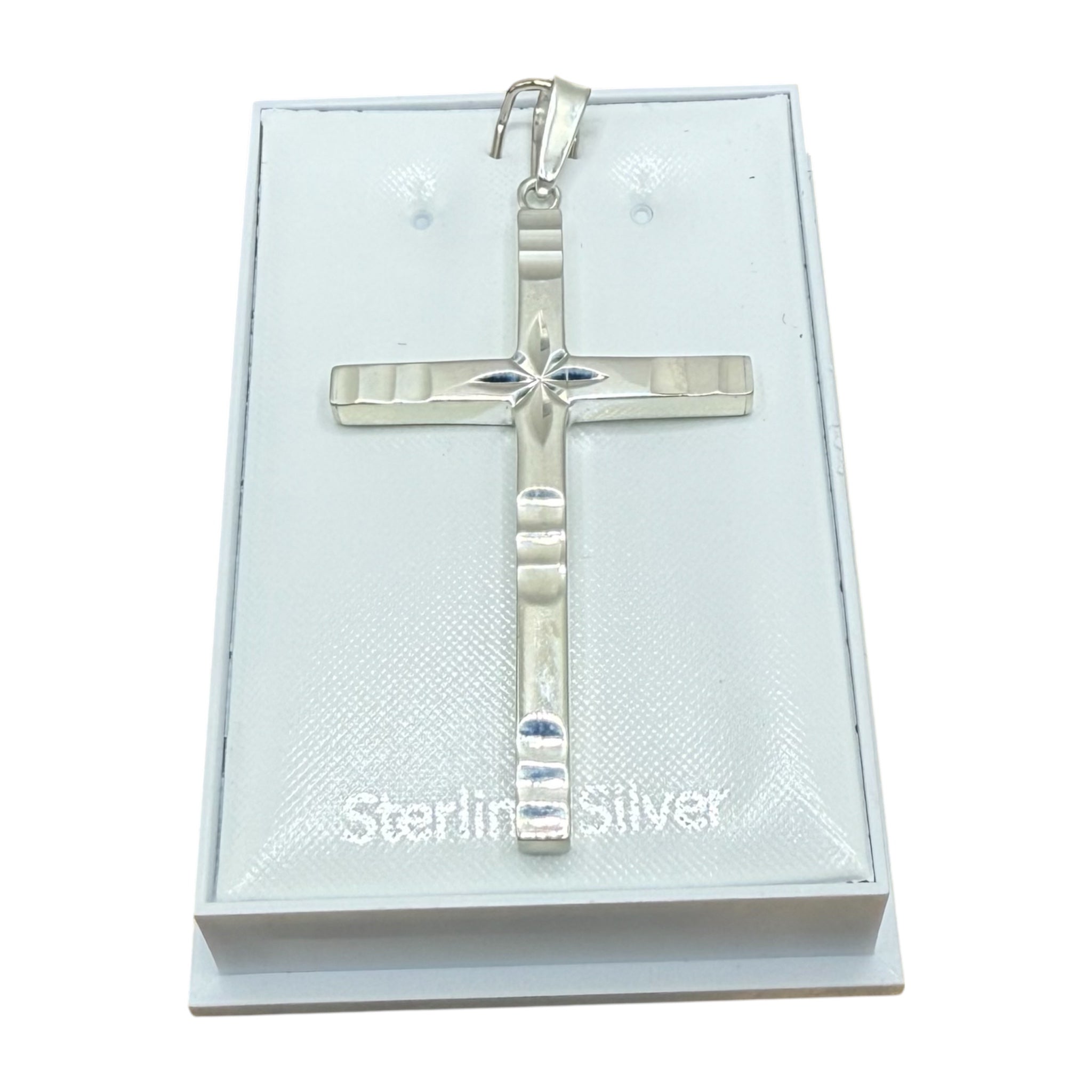 New Sterling Silver Cross Pendant