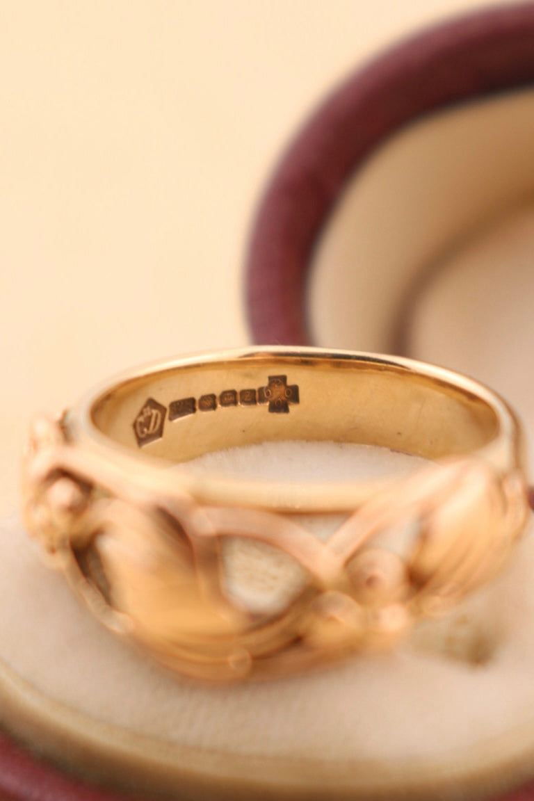 Vintage Clogau 9ct Yellow & Rose Gold Ring